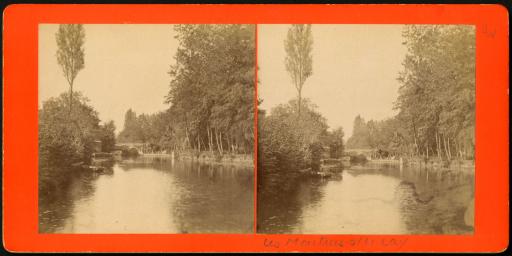 Le pont en pierre et le moulin : sans date (vues 1-4), en septembre 1889 (vue 5), en 1905 (vue 6), en 1906 (vue 7), en avril 1910 (vues 8-10), en 1911 (vues 11-13).